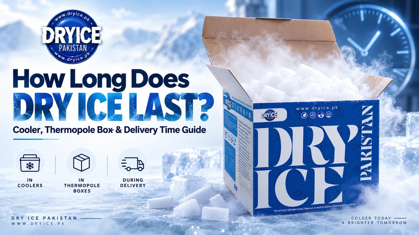 How Long Does Dry Ice Last? Cooler, Thermopole Box & Delivery Time Guide