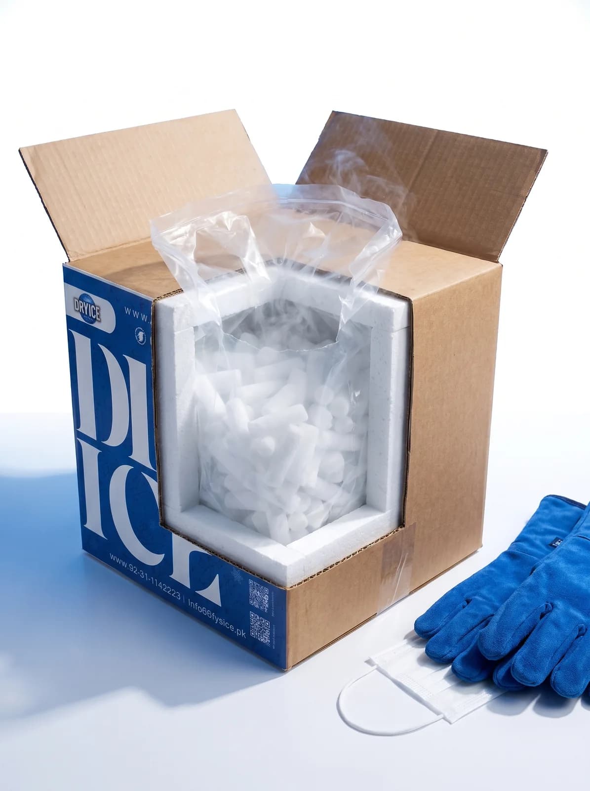 Insulated dry ice packaging system for temperature-sensitive shipping