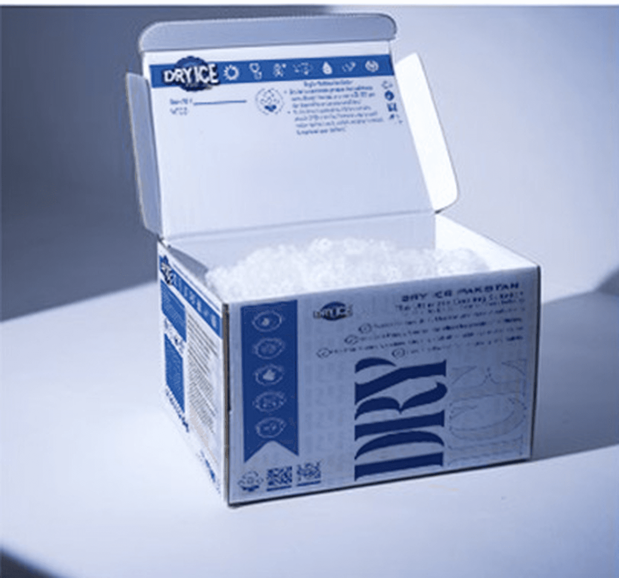 Dry Ice Pakistan insulated box used for sublimation testing