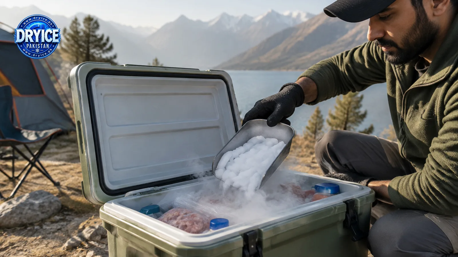 Dry ice handling and application for Using Dry Ice for Camping and Outdoor Cooling