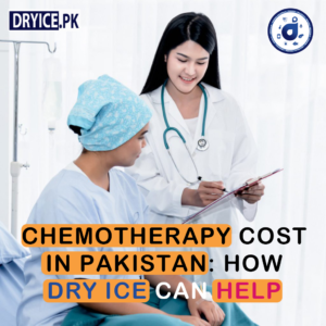 Dry ice being used to transport chemotherapy drugs